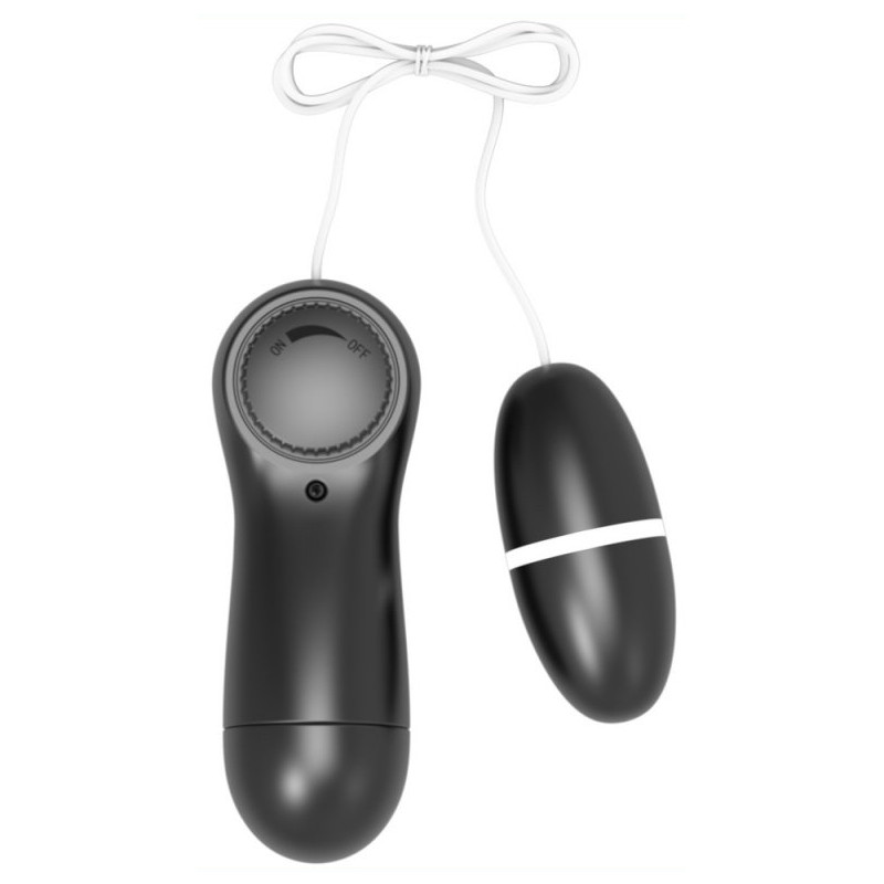 Generique Oeuf vibrant Bullegg 6 x 2.5cm Noir